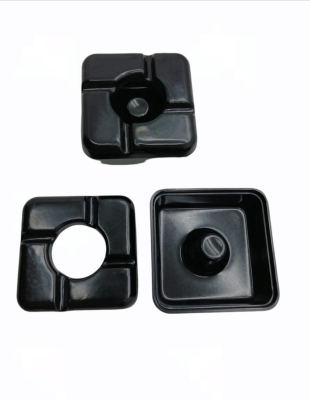 Covered Square Bakelite Ashtray (5563)