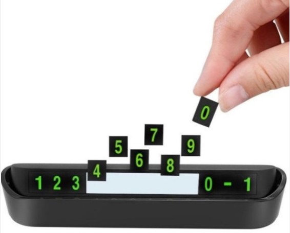 Araç Torpido Üstü Aç Kapa Numaratör Turuncu Kutu (5563) #2