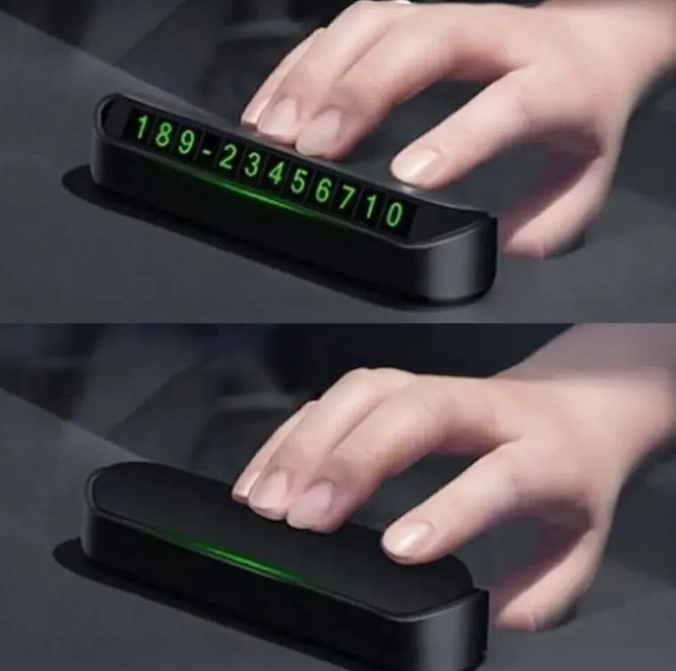 Araç Torpido Üstü Aç Kapa Numaratör Turuncu Kutu (5563) #4