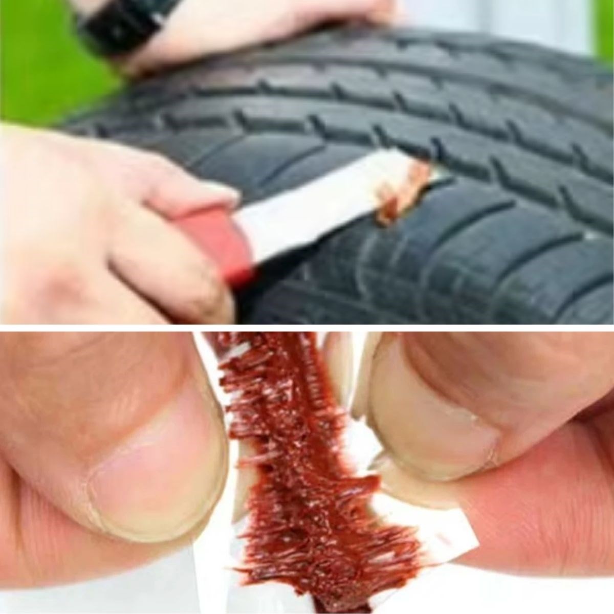 10 Adet Lastik Onarım İçin Lastik Tamir Fitili Yedek Lastik Fitili (5563) #2