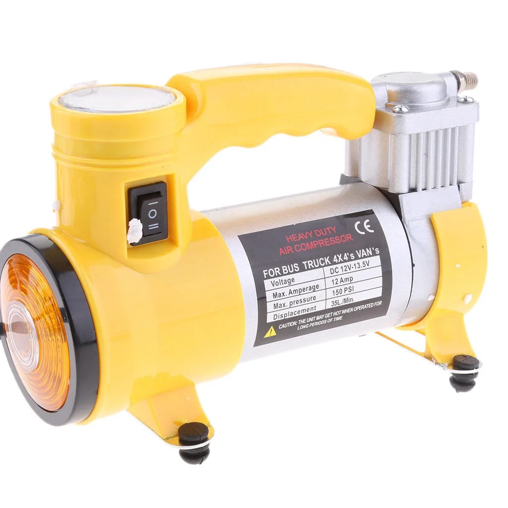 YAGE 12V Car Tire Inflator Pump 150 PSI LED Light (5563)