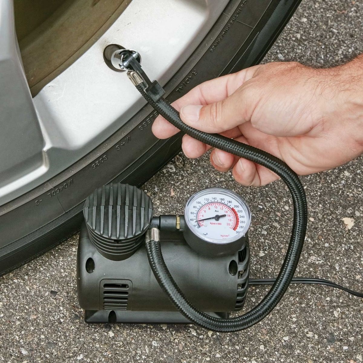 300 PSI Portable Air Compressor – Car, Motorcycle & Bike Tire Pump #2