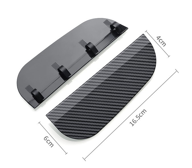 Auto-Spiegelregenschutz mit Kohlefaser-Design (5563) #2