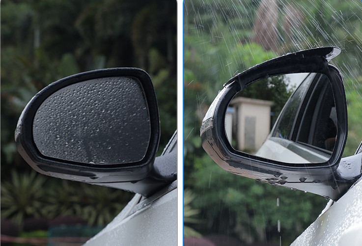 Auto-Spiegelregenschutz mit Kohlefaser-Design (5563) #3