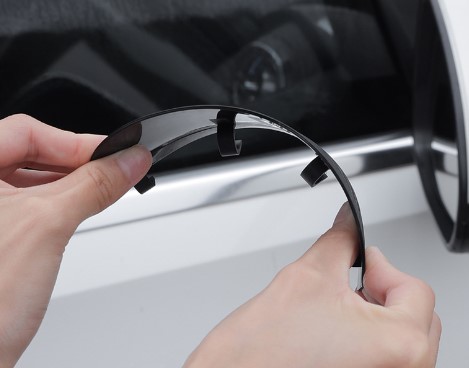 Auto-Spiegelregenschutz mit Kohlefaser-Design (5563) #4