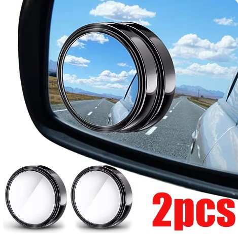 Adjustable Blind Spot Mirror Black 2-Pack (5563)