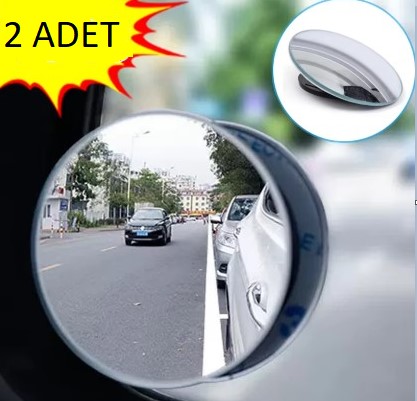 Frameless Adjustable Blind Spot Mirror Set of 2 (5563)