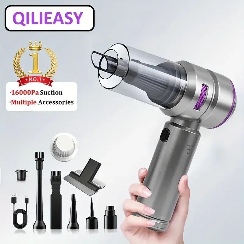 Araç Süpürgesi Kablosuz El Süpürgesi – 16000 Pa Fırçasız Motor (5563) #3