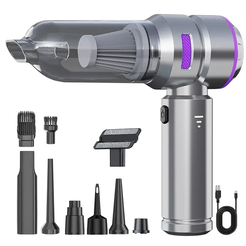 Araç Süpürgesi Kablosuz El Süpürgesi – 16000 Pa Fırçasız Motor (5563) #4