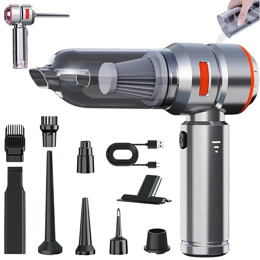 Araç Süpürgesi Kablosuz El Süpürgesi – 16000 Pa Fırçasız Motor (5563) #5