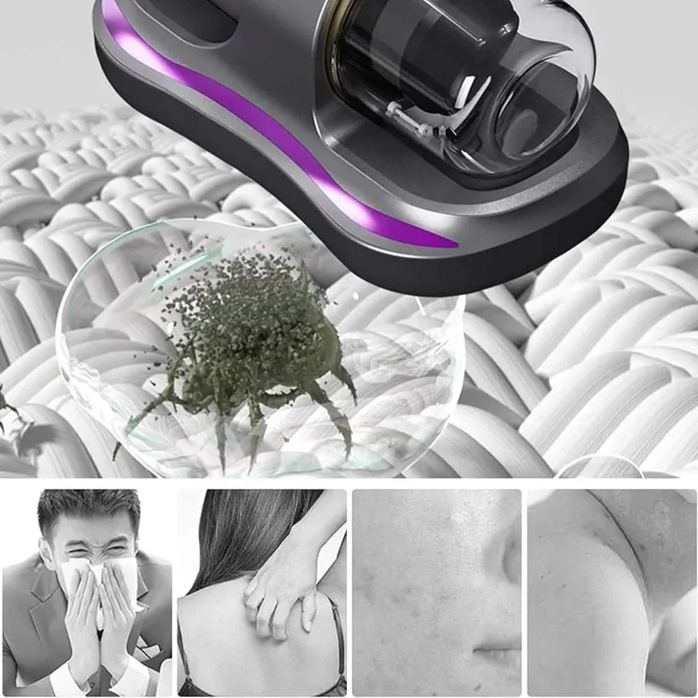 Acarid Temizleme Makinesi El Süpürgesi Yatak Temizleme Mite Temizleme Makinesi Cihazı UV-C Işınlı Temizlik Makinesi Şarjlı Süpürge (5563) #2