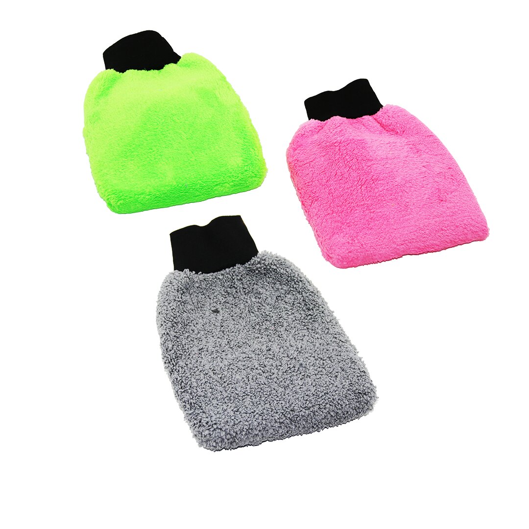 Multi-Purpose Drying & Washing Glove Colored Towel Cloth (55