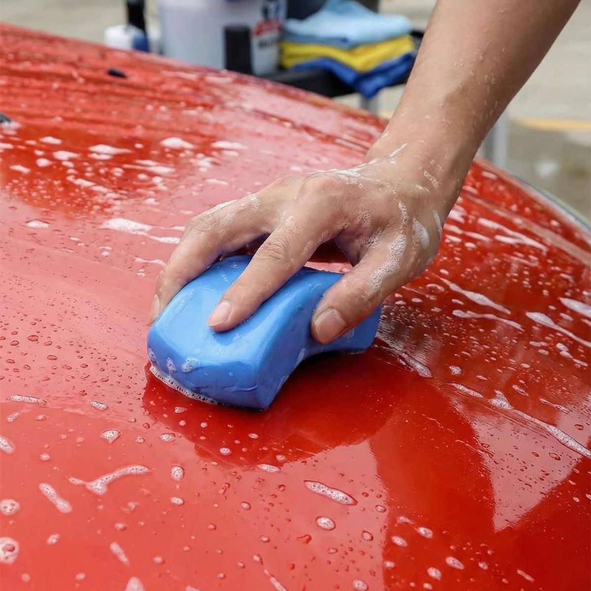 Oto Detay Temizlik Kili – Kaporta, Cam ve Boya Yüzeyi İçin Kil Temizleyici Kauçuk (5563) #3