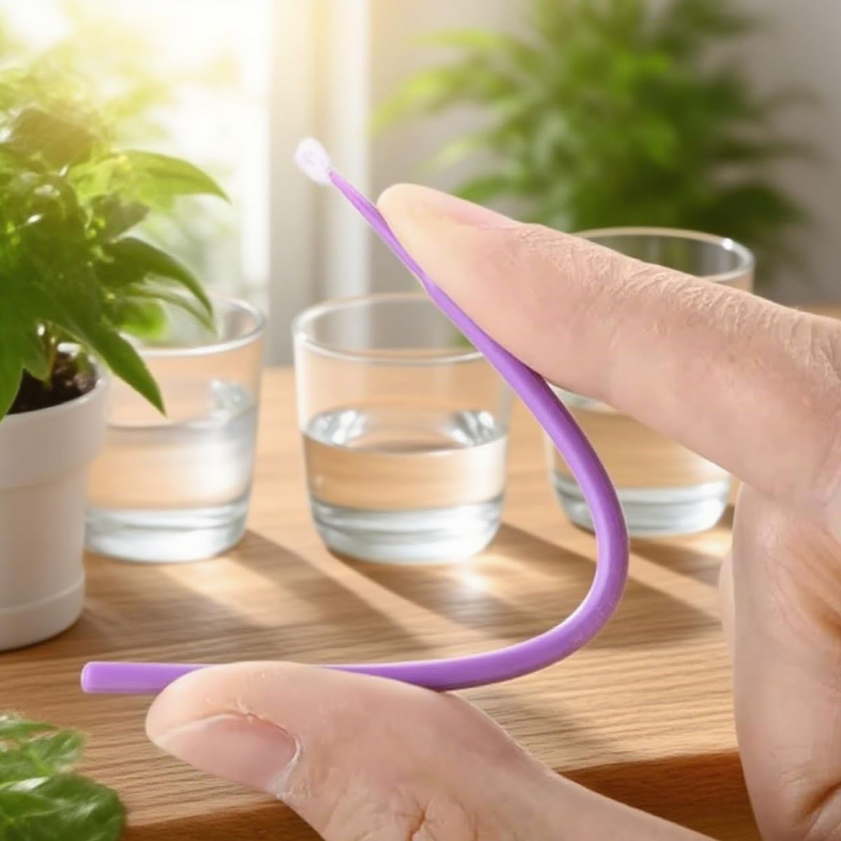 100-Pack Mini Disposable Car Touch-Up Brush – Fine-Tip Soft Bristle Paint Applicator (5563) #5