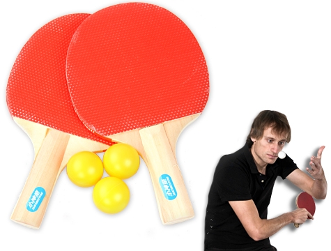 Table Tennis Set (2 Rackets + 3 Balls) (5563)