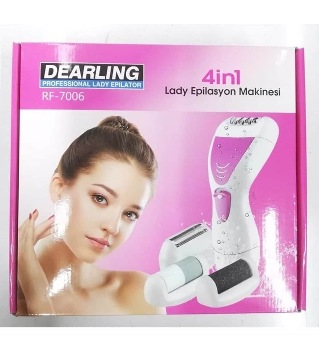 4-in-1 Waterproof Epilator Hair Removal Machine with Heel File (5563) #3