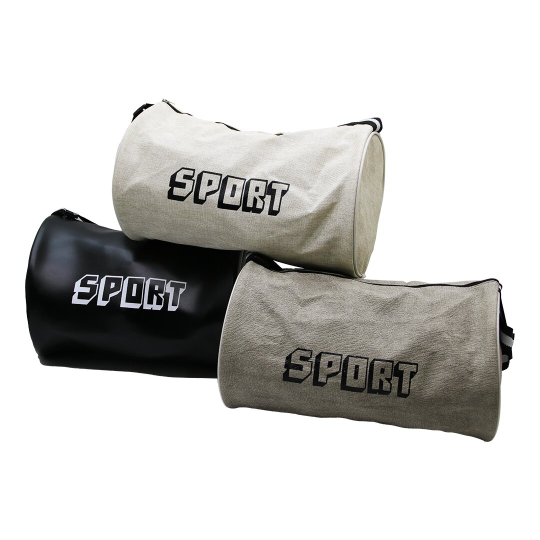 Budget-Friendly Leather Cylindrical Travel Bag (5563)