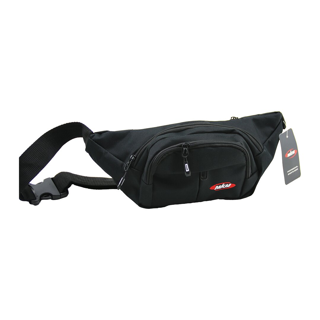 Waist Bag 4 Zipper Compartments 11 x 9 x 30cm (5563)