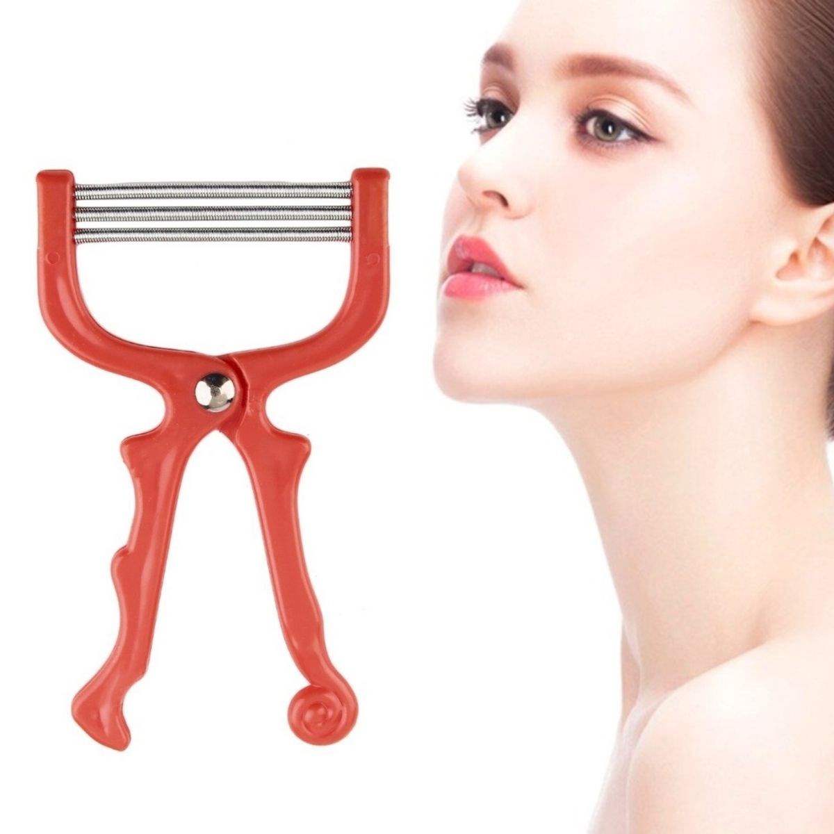 Spring Face Hair Removal Threader - Eyebrow & Mustache Epilator (5563) #2