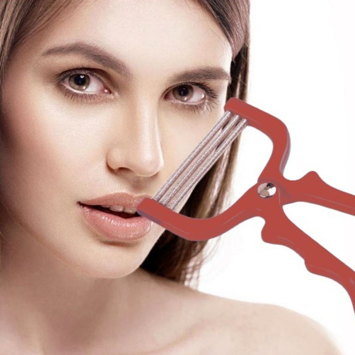 Spring Face Hair Removal Threader - Eyebrow & Mustache Epilator (5563) #4