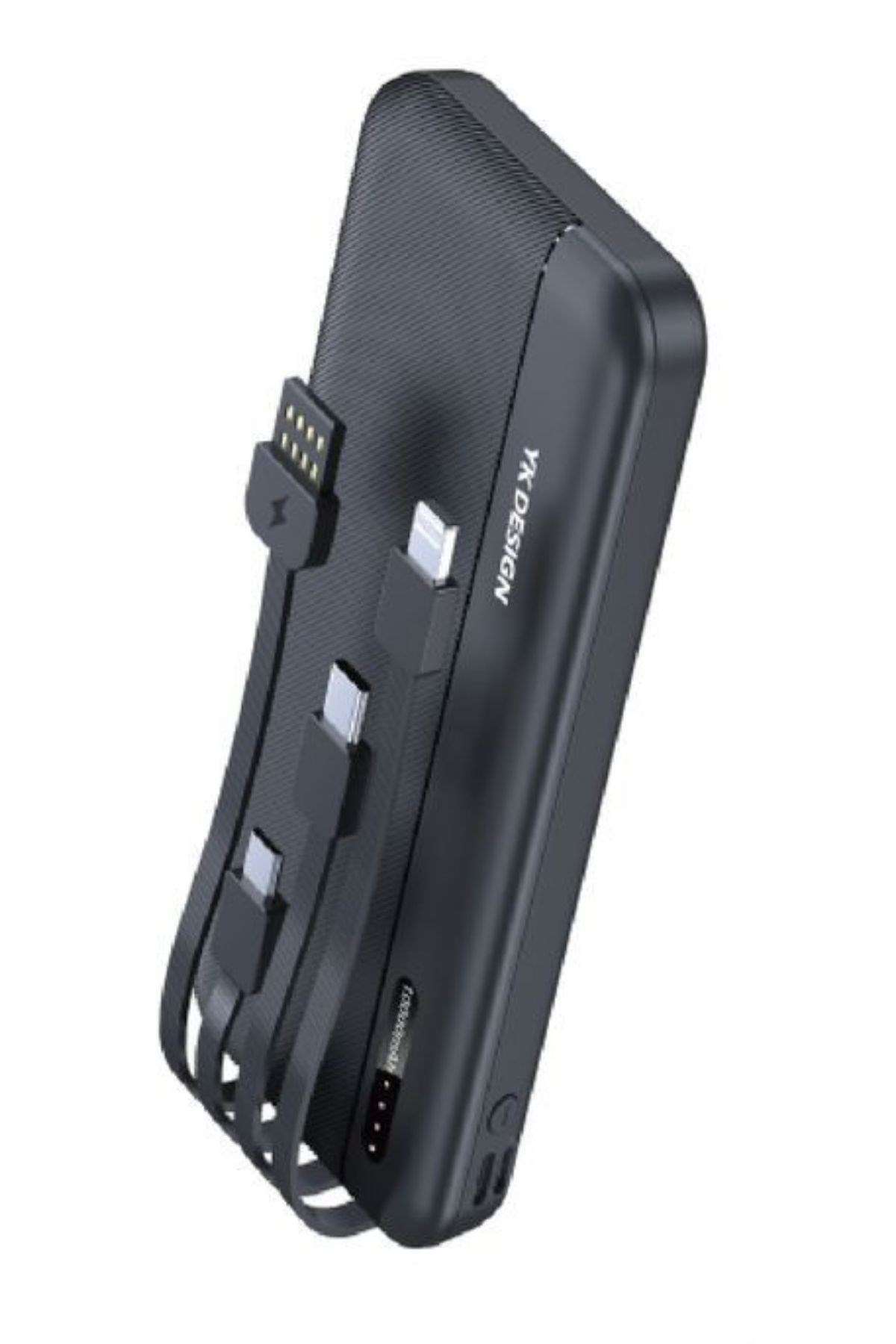 10000 mAh Micro Type-C USB Lightning 4 Kablolu Hızlı Kablosuz Şarj Powerbank (5563) #3