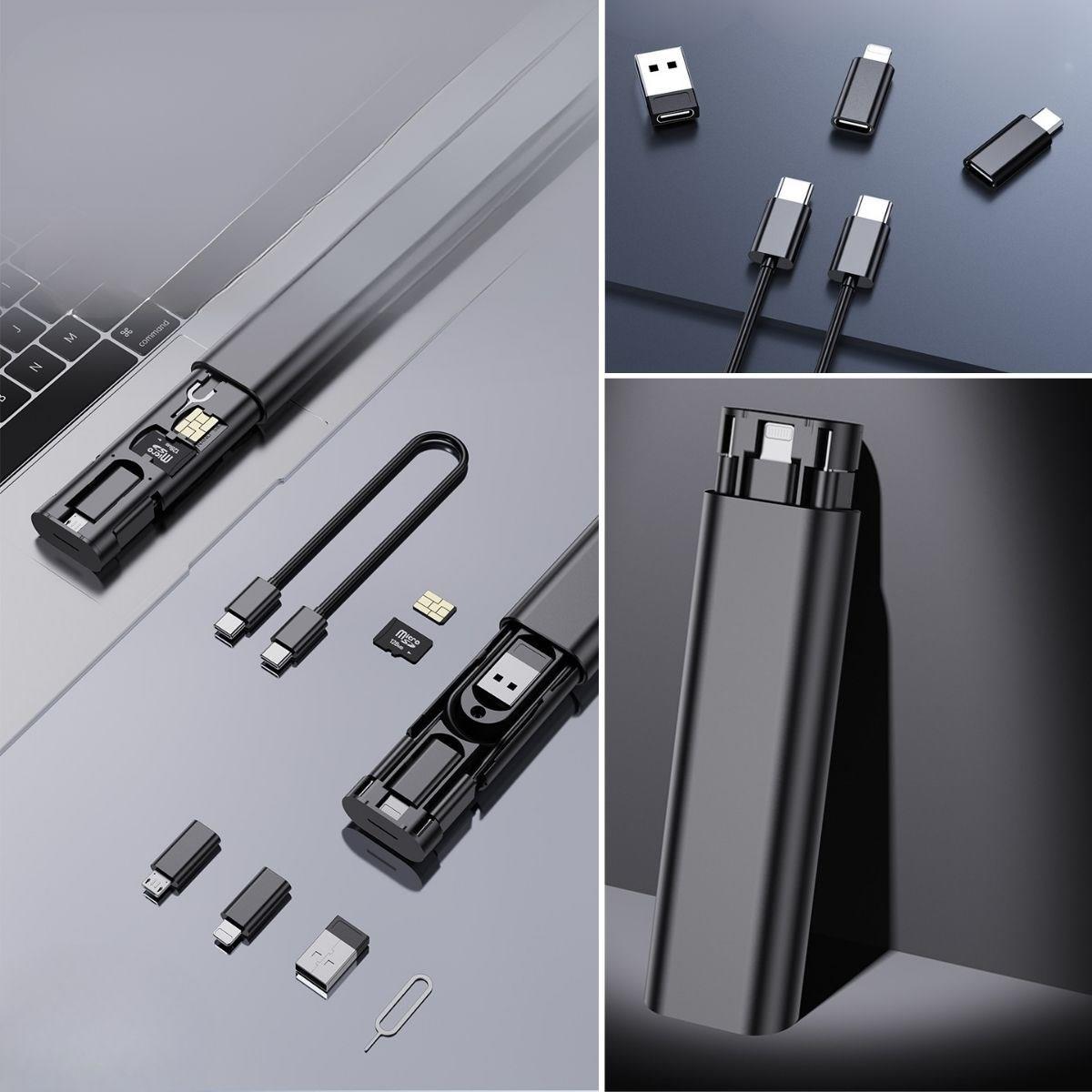 Cep Tipi 60W Bas Aç Type-C,İphone Şarj,Micro USB Hızlı Şarj