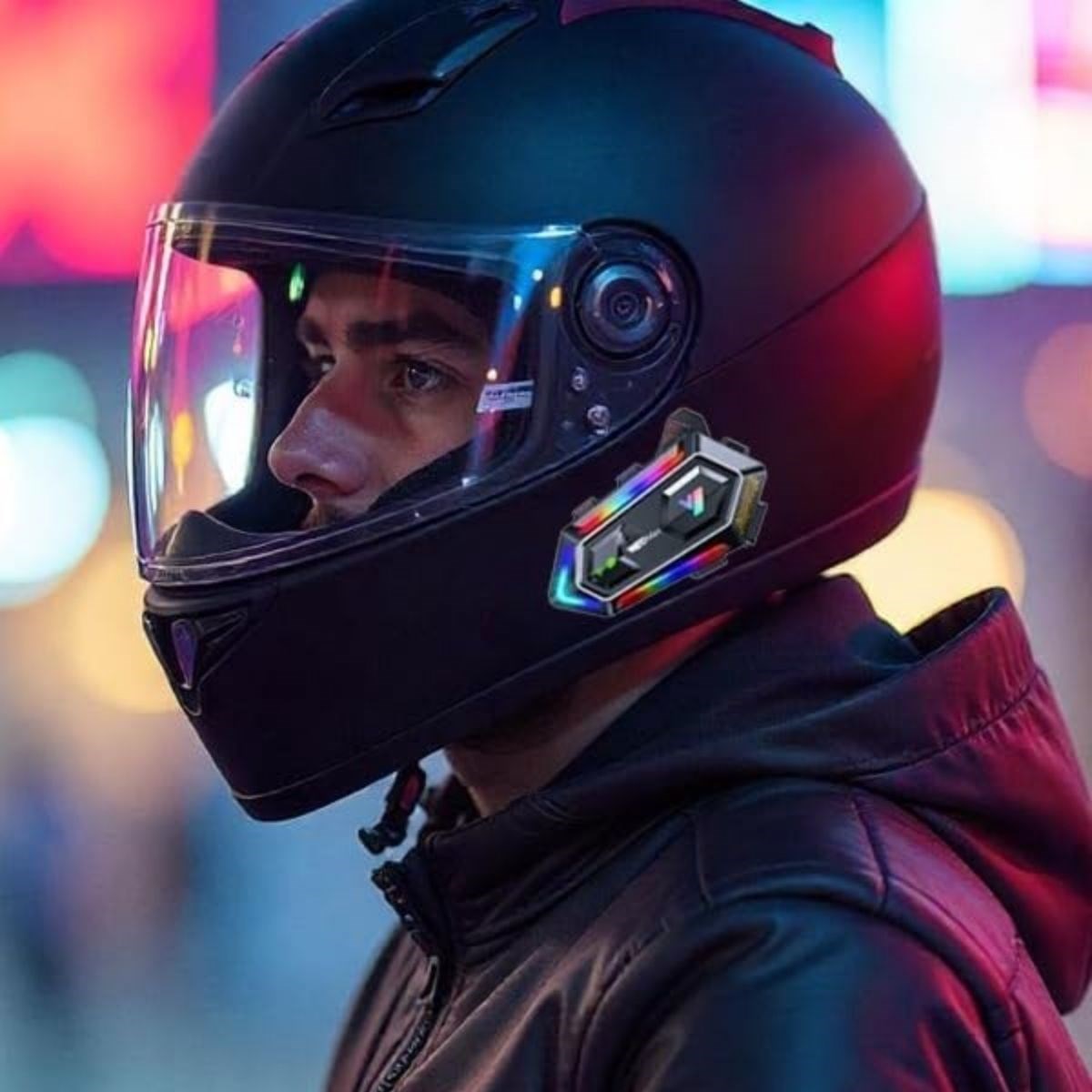 Y20 Motorsikletler İçin Kablosuz Bluetooth Kulaklıklı – Suya Dayanıklı, Uzun Ömürlü Batarya, Gürültü Engelleme Özellikli Kask Kulaklığı (5563) #2