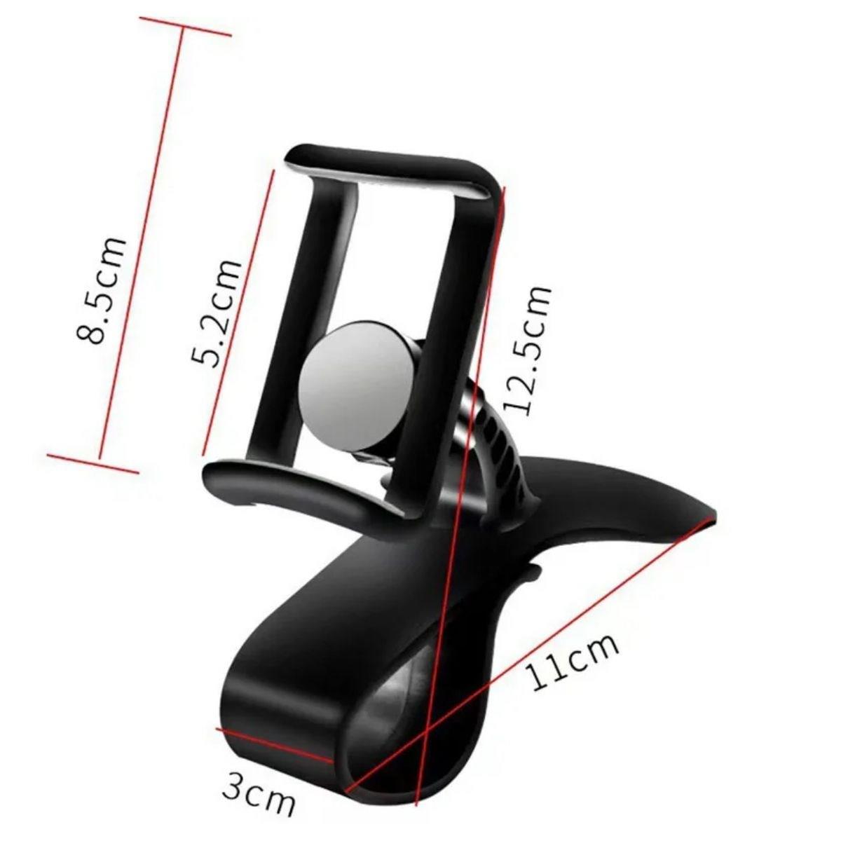 Car Console Phone Holder with 360° Rotating Head (5563) #4