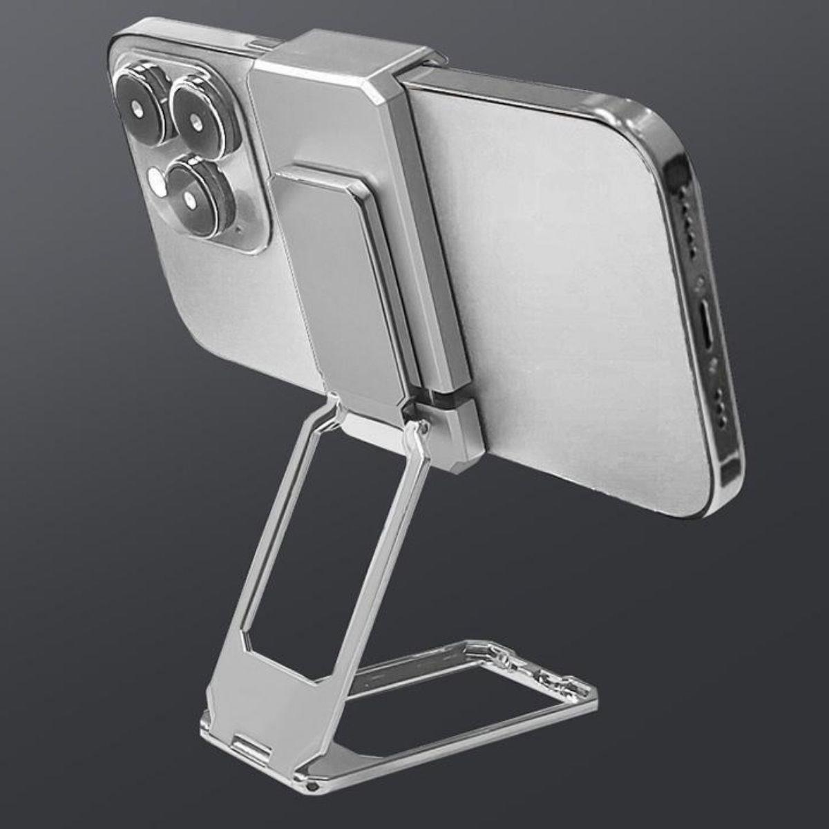 360 derece Dönen Tüm Telefon Tipleri İle Uyumlu Metal Telefon Standı Braket (5563) #2