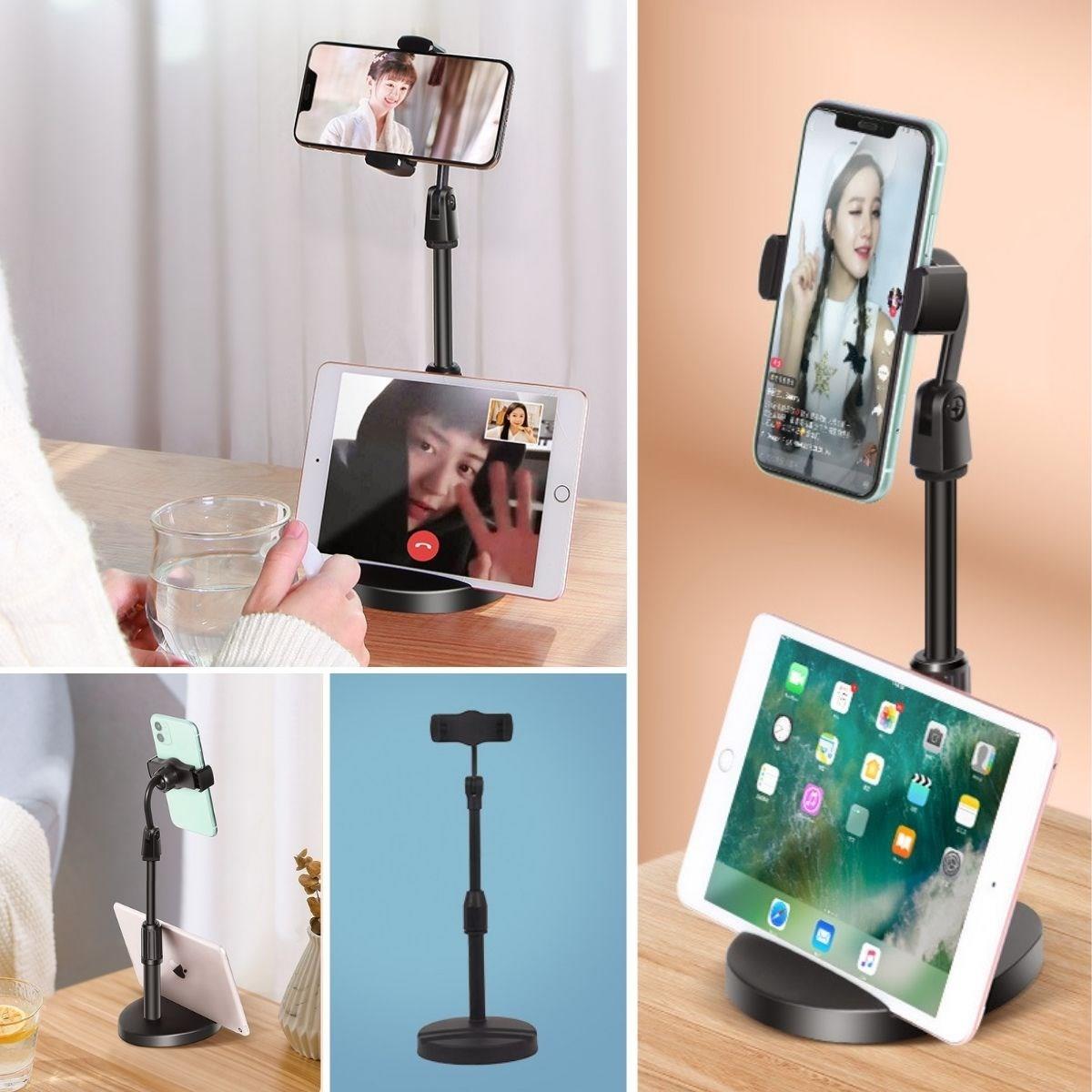 Desktop Tablet- und Telefonhalter Kunststoff Schwarz (5563) #4