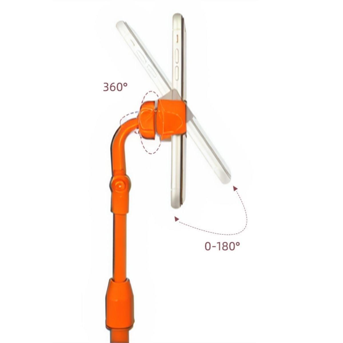 Kunststoff-Tablet- und Telefonhalter für den Schreibtisch Orange (5563) #5