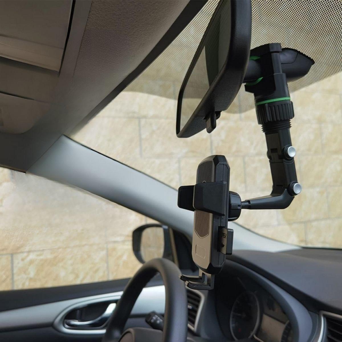 Adjustable Rearview Mirror Phone Holder Mount (5563) #3