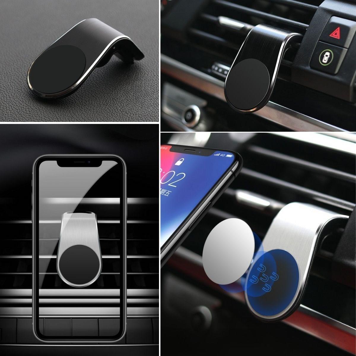 Magnetic Car Phone Holder with Clip for Air Vent (5563) #2