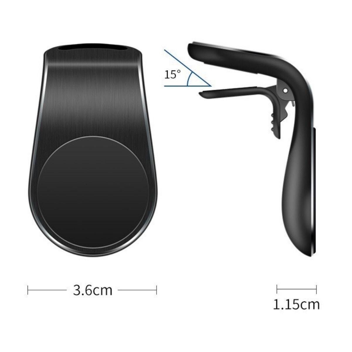 Magnetic Car Phone Holder with Clip for Air Vent (5563) #5