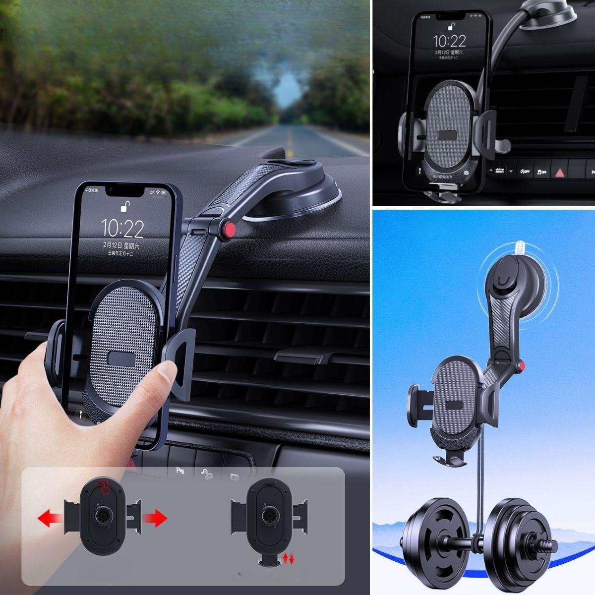 Strong Suction Cup Dashboard Phone Holder for Cars (5563) #2