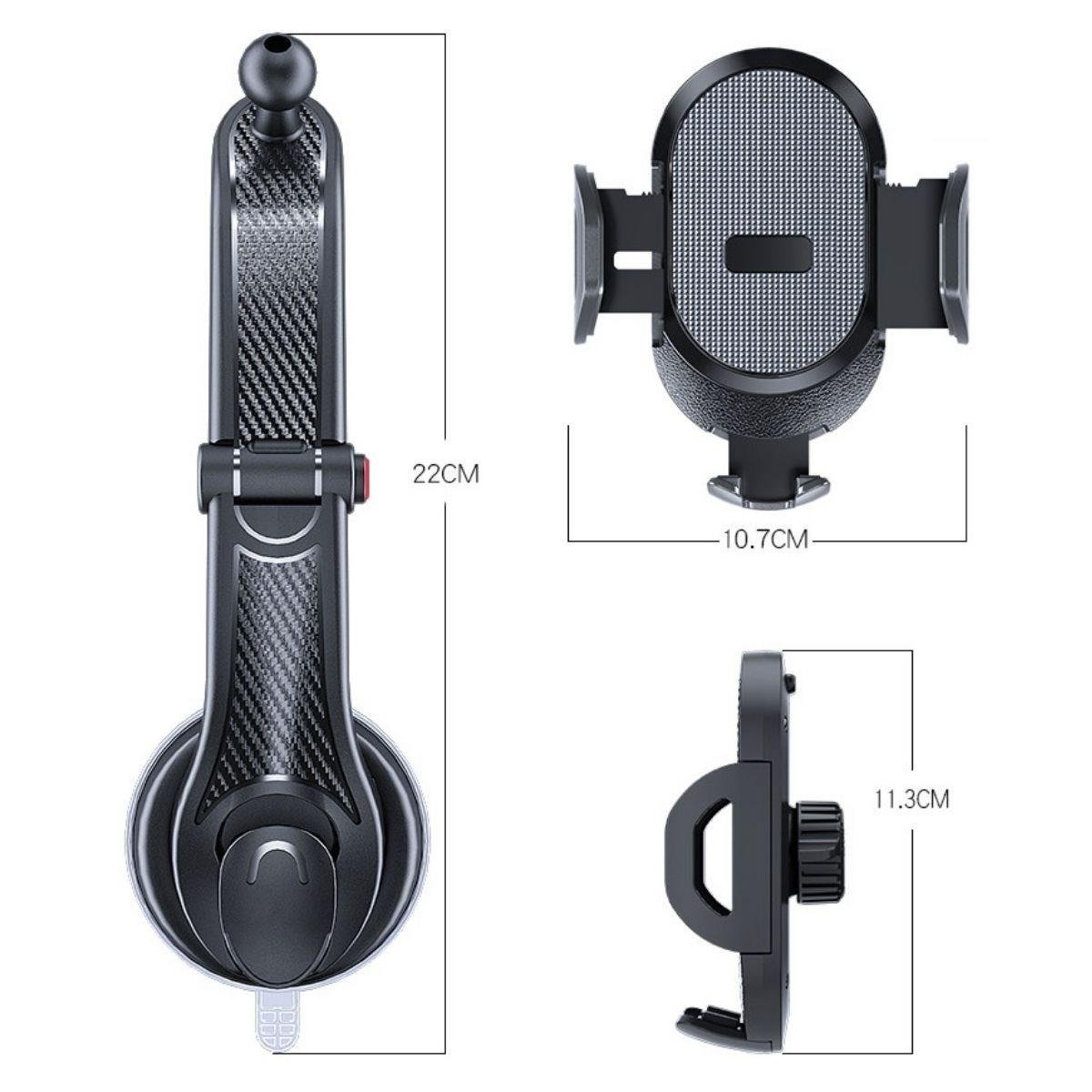 Strong Suction Cup Dashboard Phone Holder for Cars (5563) #3