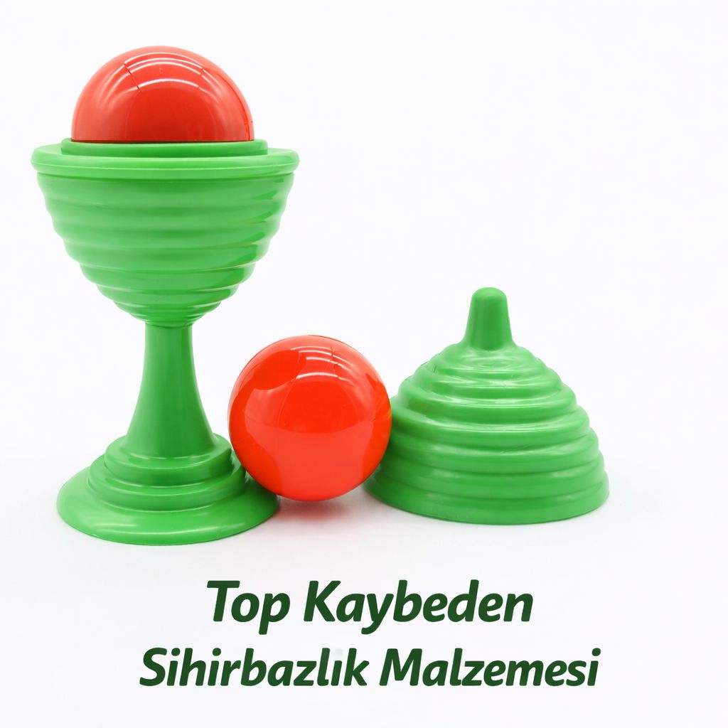 Green Magic Cup Ball Vanishing Game 7 cm (5563)