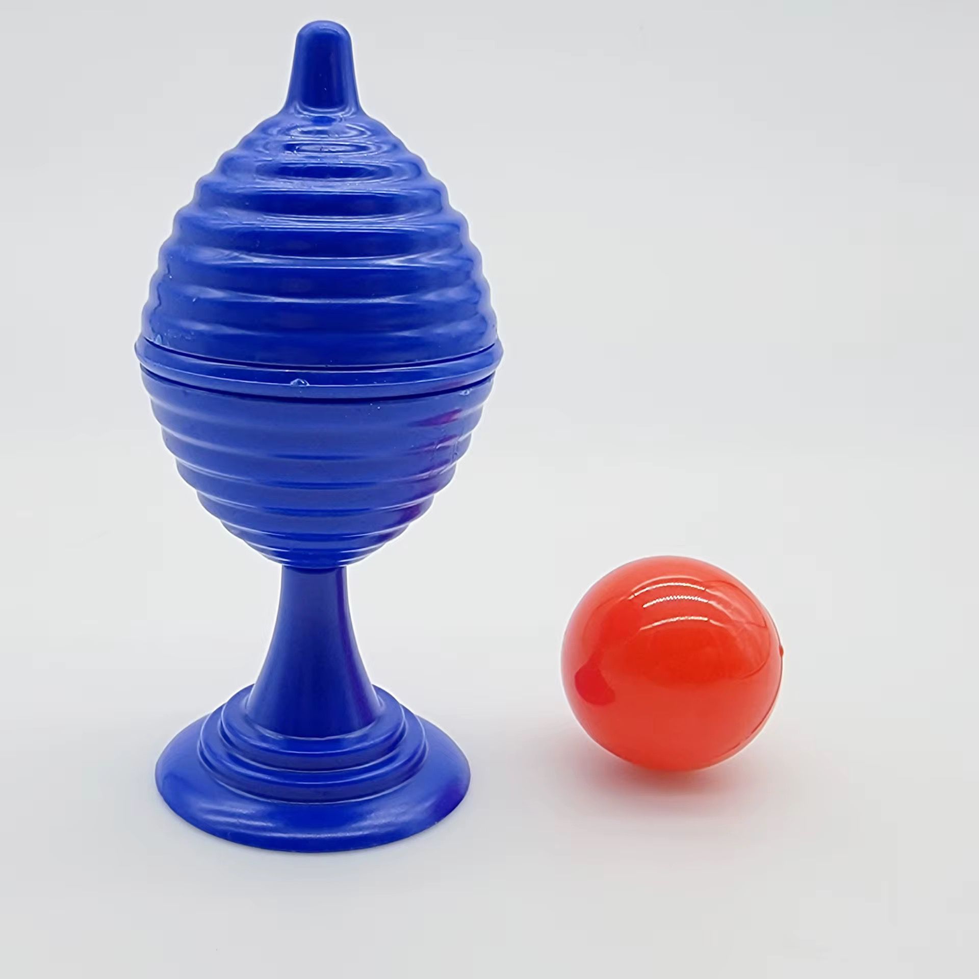 Blauer Zauberbecherball Verschwindender Ball 7 cm (5563) #3