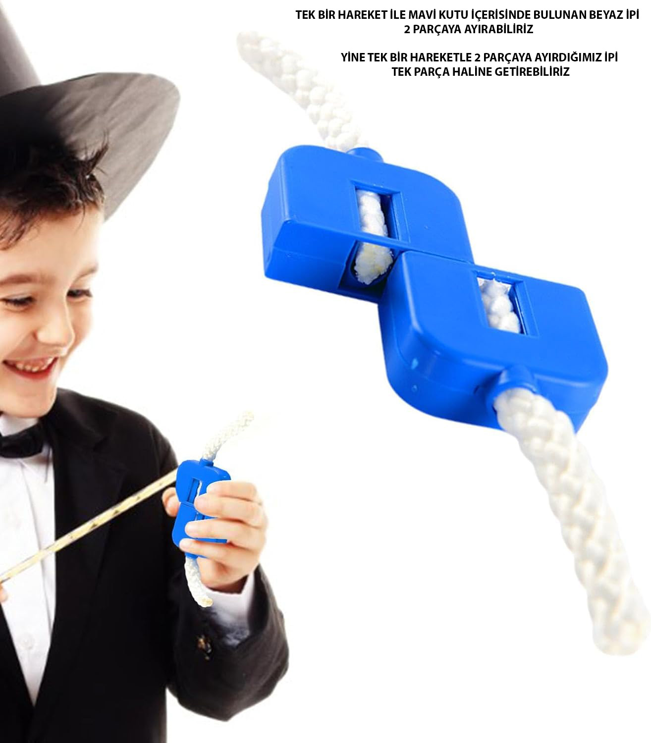 Magic Rope Box - Rope Cutting & Joining Illusion Magic Trick