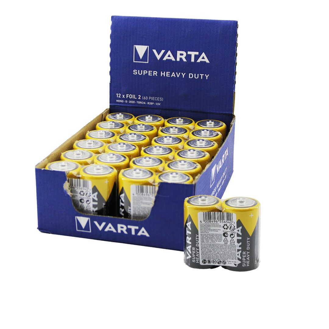 VARTA Large Battery D 24PCS (5563)