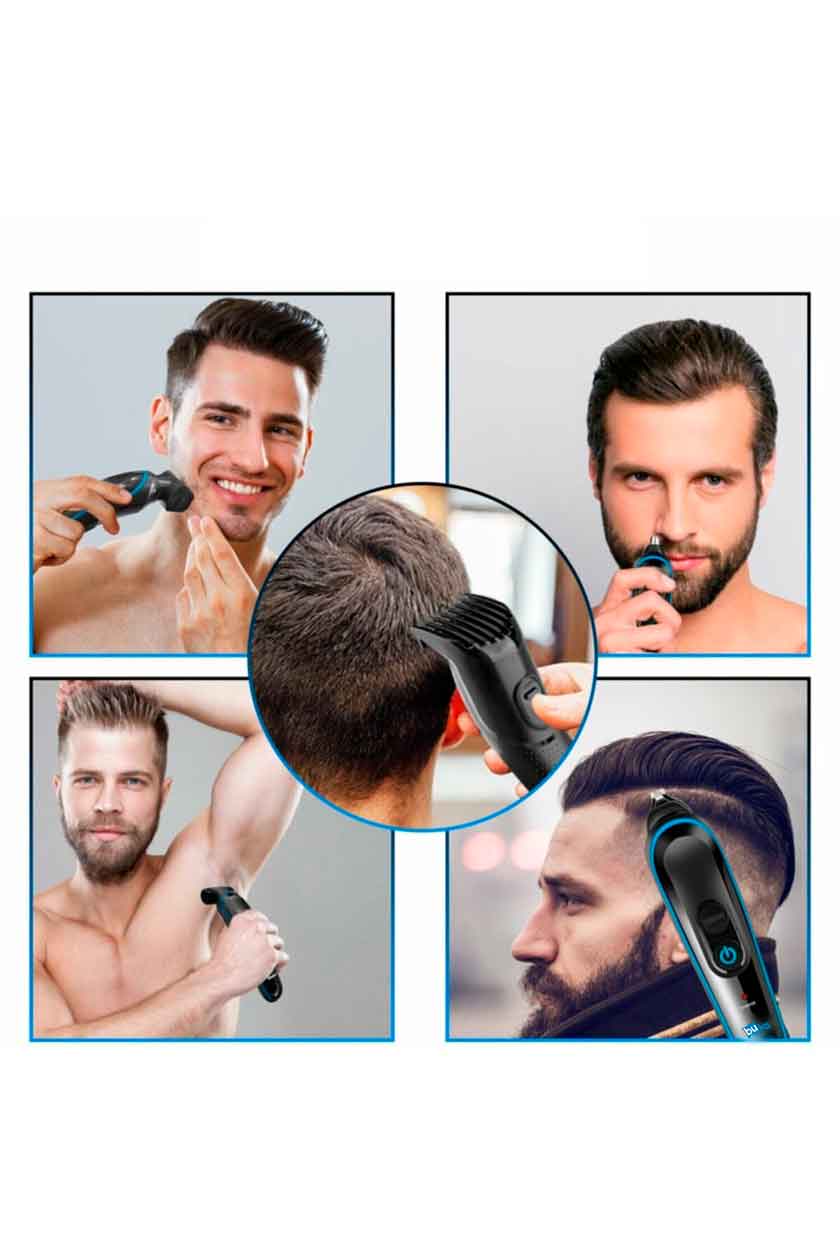 5in1 Fonksiyonlu Turbo Motorlu Saç Sakal Kesme Tıraş Makinesi Burun Kulak Ense Favori Tüm Vücut (5563) #3