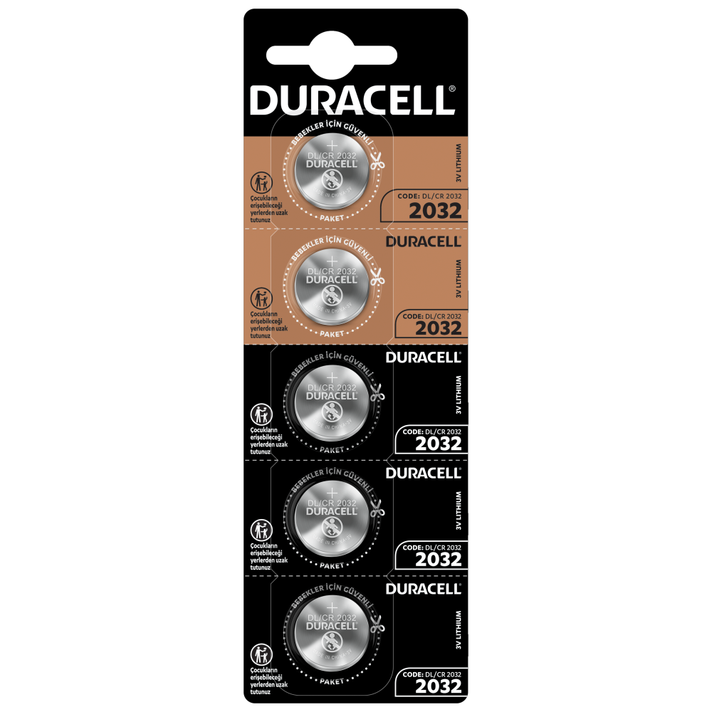 DURACELL 2032 Coin Battery 5-Pack Card (5563)