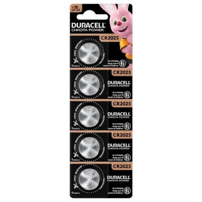 DURACELL 2025 Coin Battery 5-Pack Card (5563)
