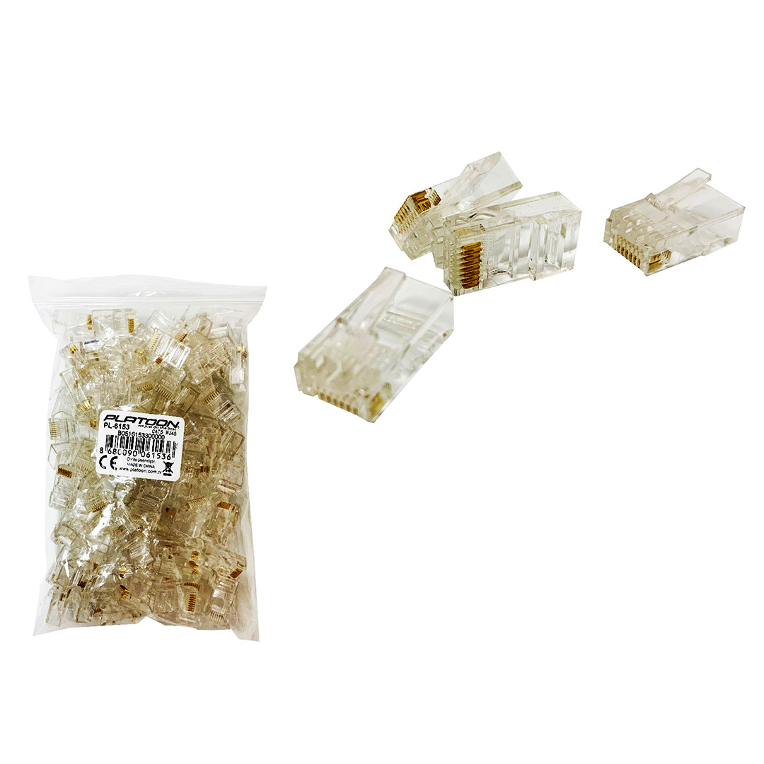 100 PARÇA  STARNDART İNTERNET ETHERNET JACK JAK PL-6153 (556