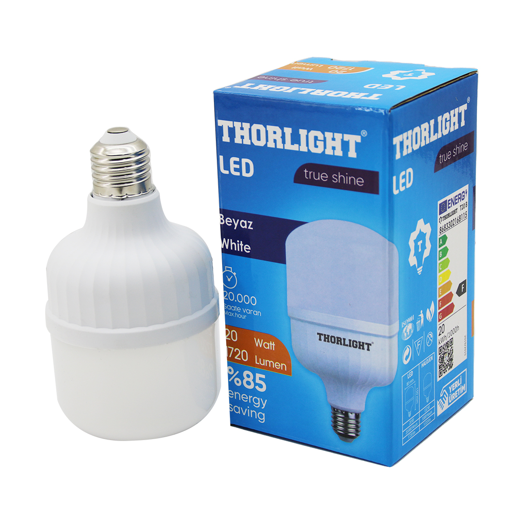THORLIGHT 20W E27 T-Shape White LED Bulb T-20B (5563)