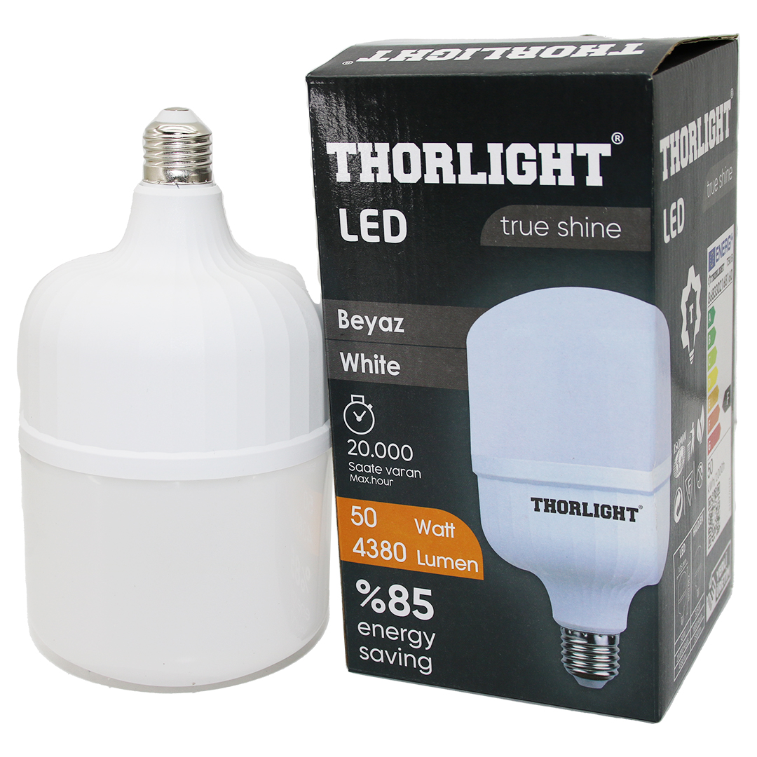 THORLIGHT 50W E27 Torch T-Shape White LED Bulb T-50B