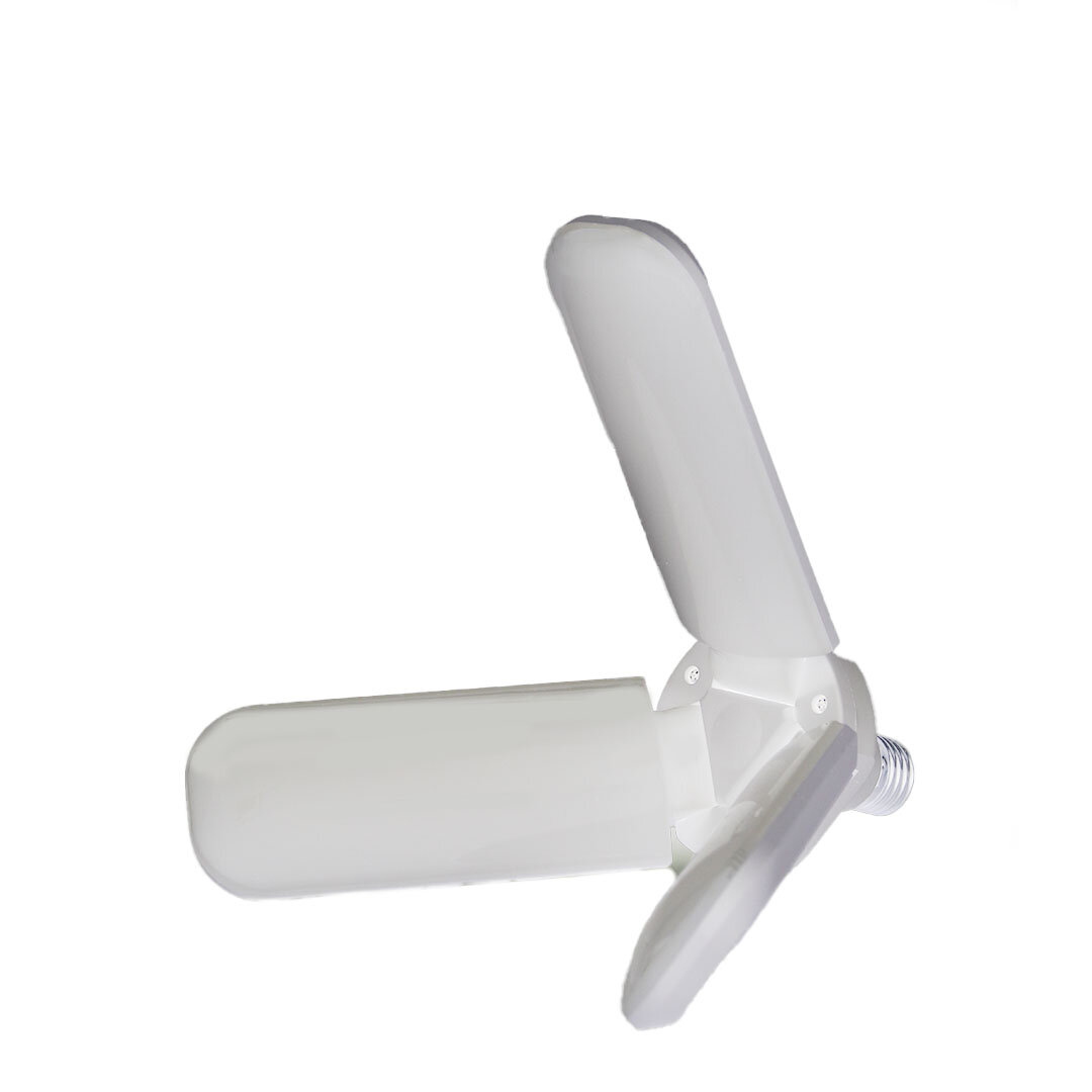 3 KOLLU PERVANE MODELİ BEYAZ LED LAMBA AMPUL 24W - E27 (5563) #2