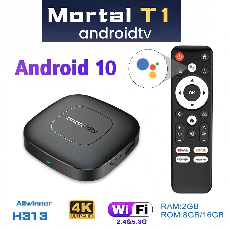 Mortal T1.Android Tv Box 2gb Ram -16 gb Hafıza Android 12 Tv