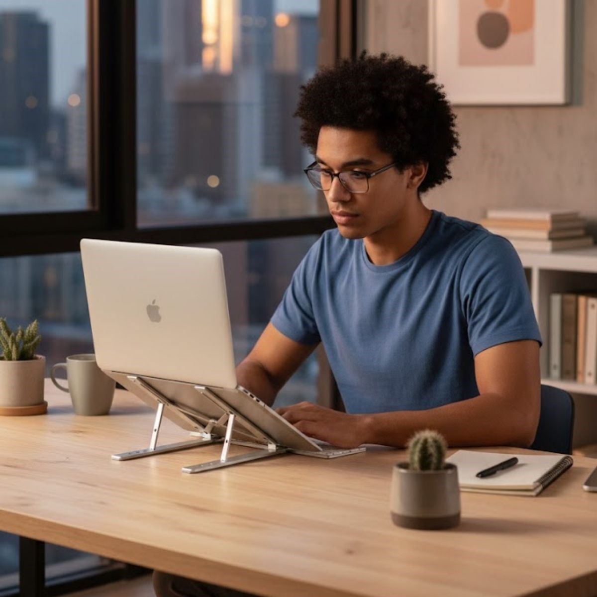 Plastik Katlanır Tablet Standı – Ayarlanabilir Açılı, Taşınabilir Masaüstü Telefon ve Tablet Tutucu Stand (5563) #4