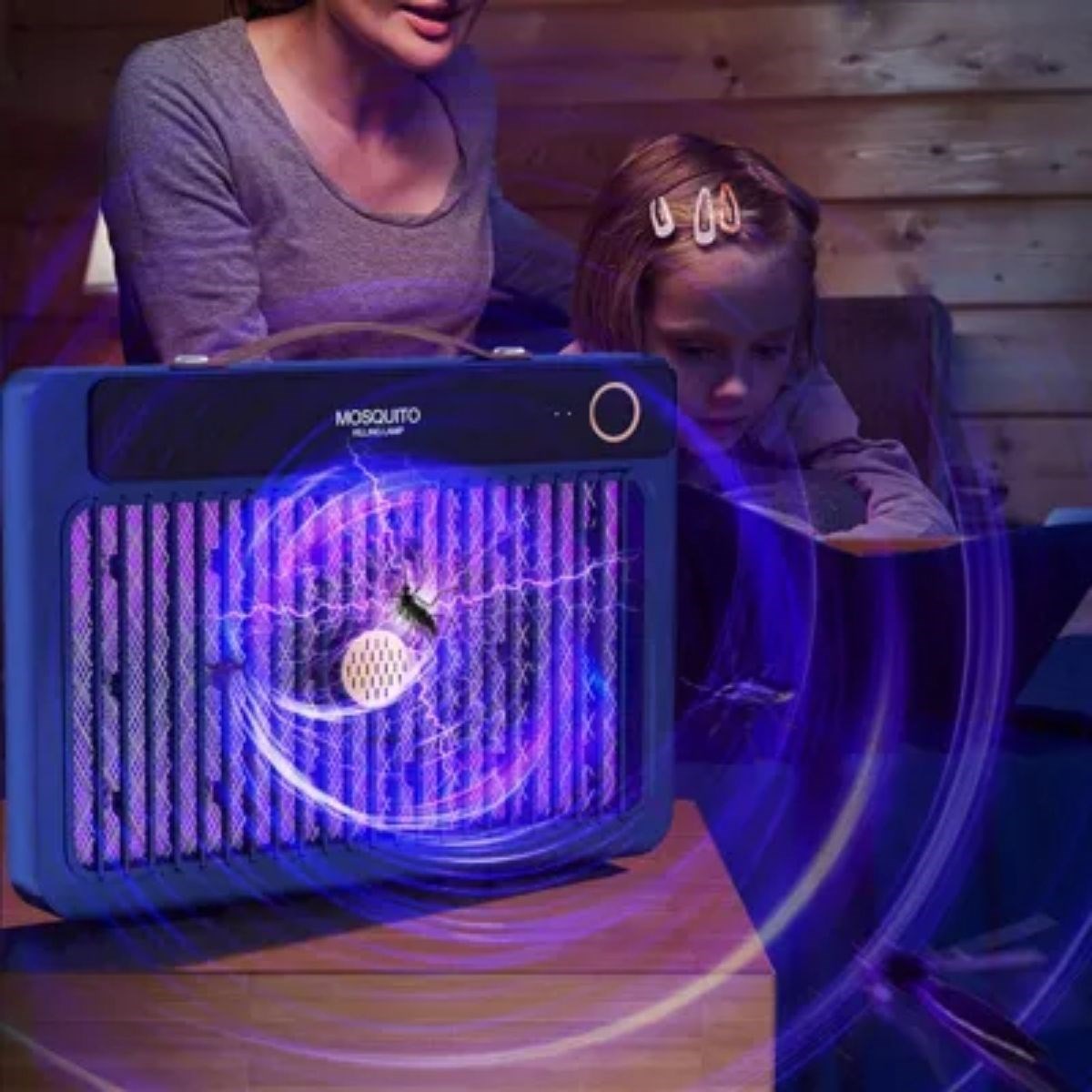 4000mAh Aufladbarer kabelloser 3000V Hochleistungs-Elektrischer Mückentöter #3